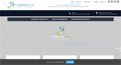 Desktop Screenshot of cambridge-risk.com